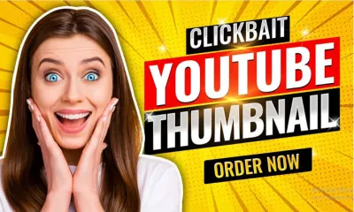 I will design attractive youtube thumbnails in 2 hour