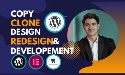 do copy clone design redesign and duplicate wordpress website using elementor and crocoblock
