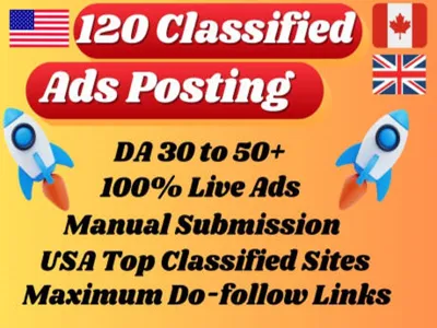 Build 120 HQ Classified Ads Posting to Boost Your Website Rank