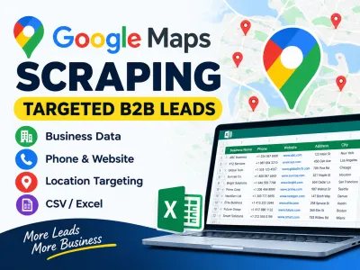 google map scraping for targeted b2b leads and business data