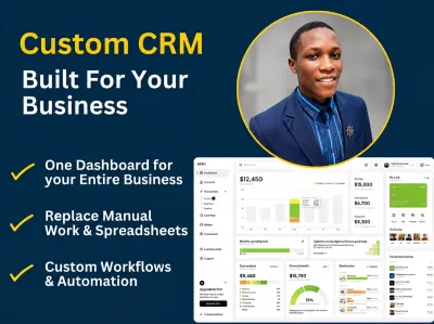 develop custom CRM software, erp and web applications in PHP
