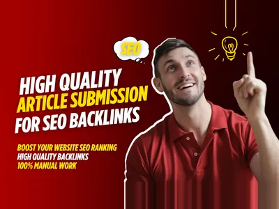 Create article submission backlinks for your website