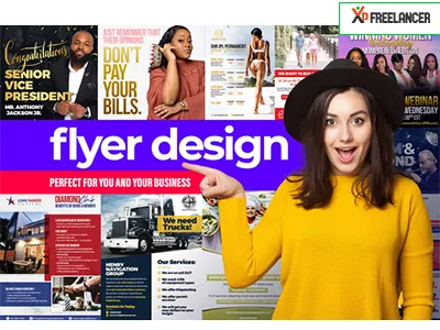 design a professional flyer or brochure for your business