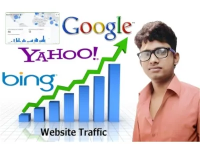 I will promote organic website traffic worldwide