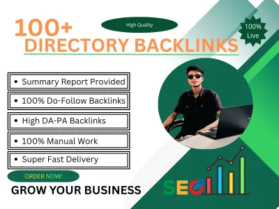 I will do 100+ manual directory submissions to boost your website SEO ranking