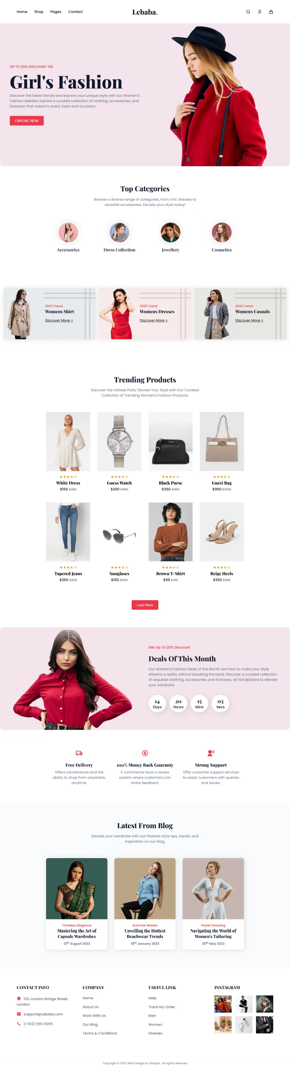 E-Commerce Website Design