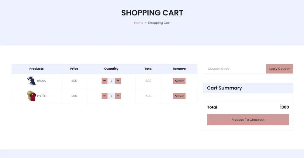 E-commerce Shopping App
