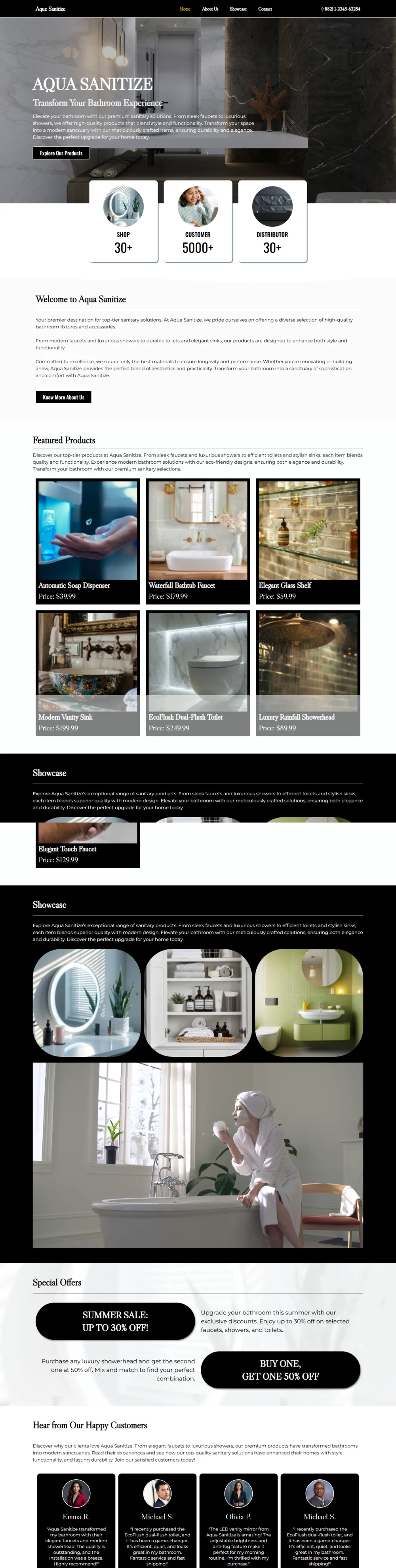 Business Website (Sanitary) 