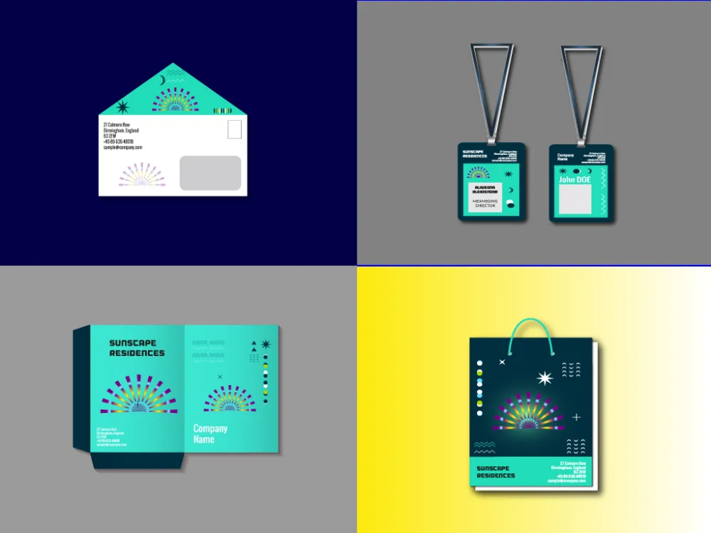 Sunscape Residence Branding Corporate Identity Design