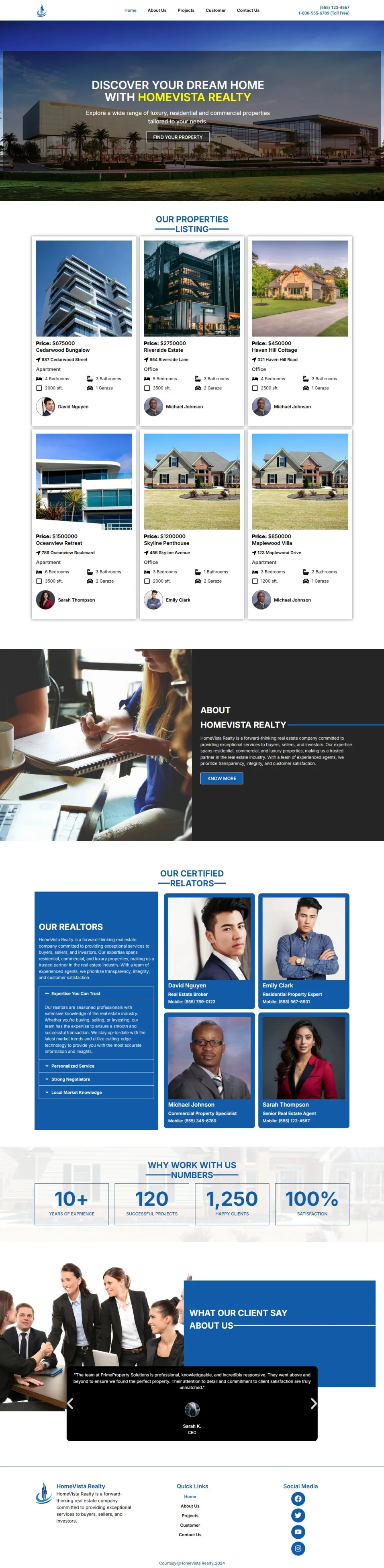 Real Estate Website