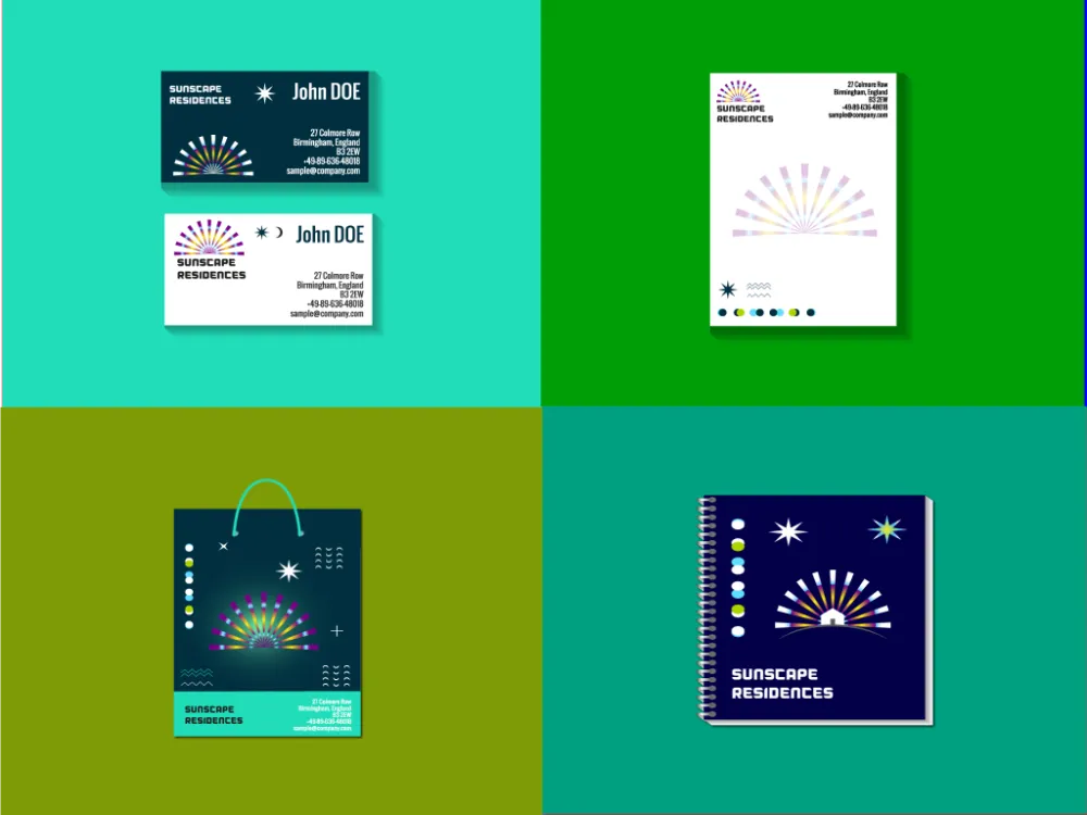 Sunscape Residence Branding Corporate Identity Design
