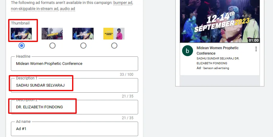 YouTube Video Ads Campaign Setup & Optimization