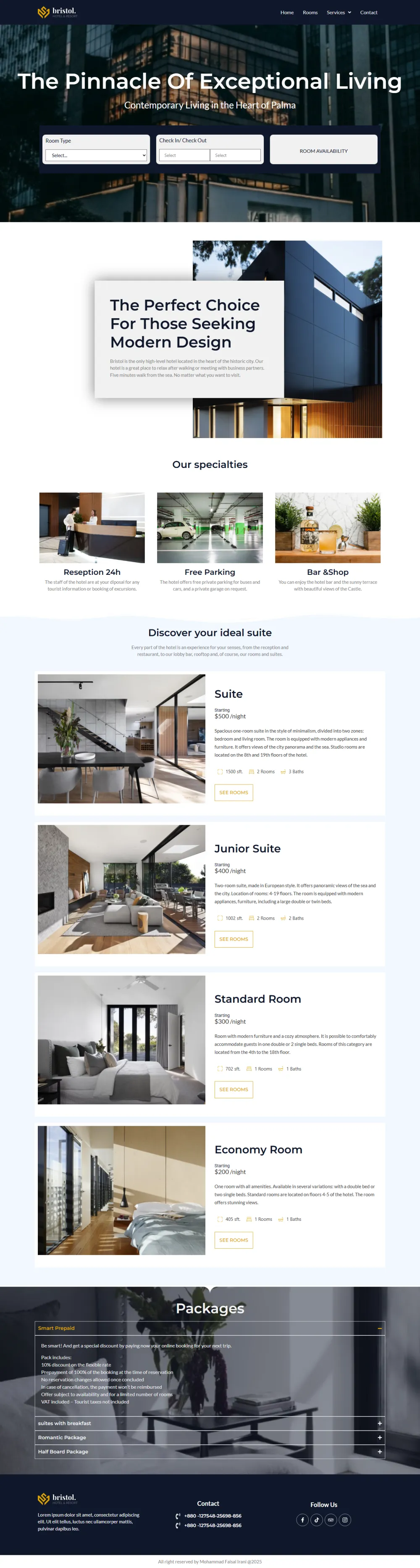 Hotel Booking Website