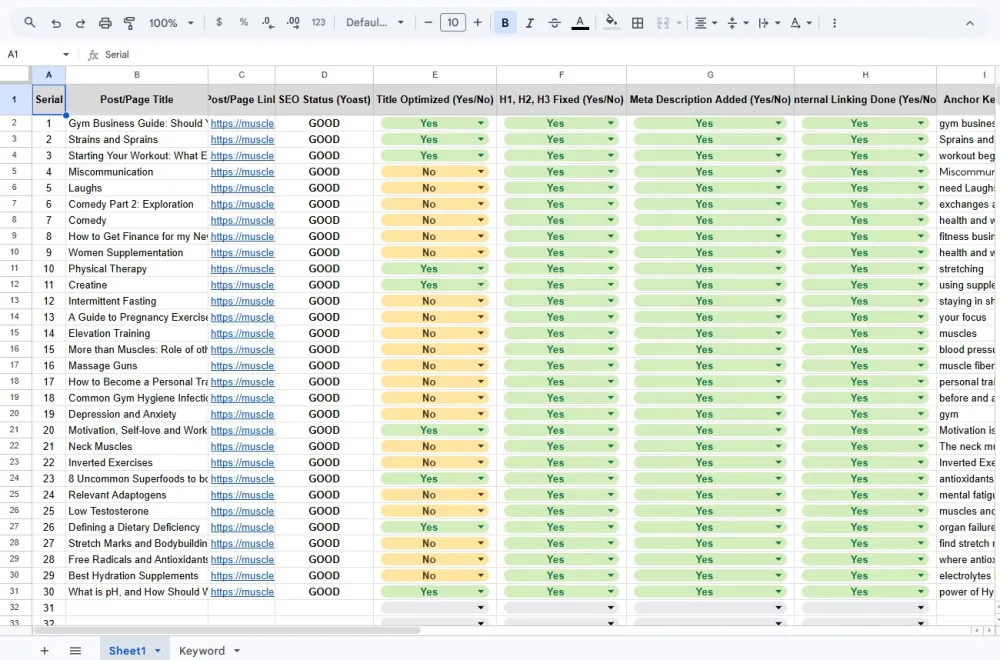 WordPress On Page SEO Optimization