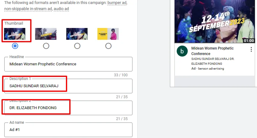 YouTube Video Ads Campaign Setup & Optimization