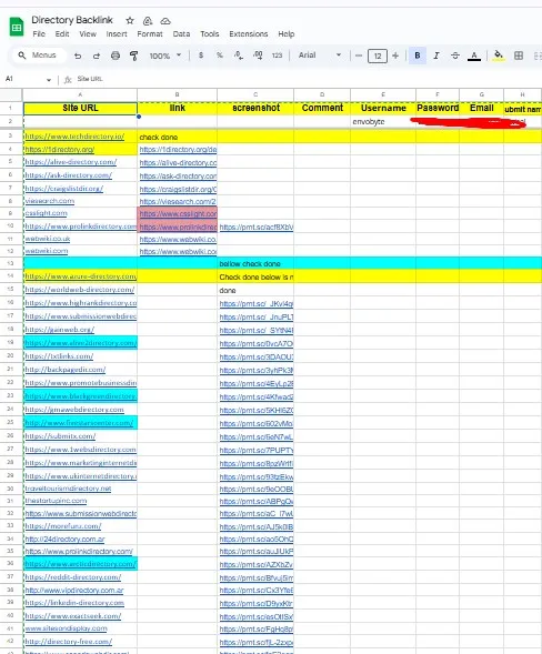 directory backlink sample