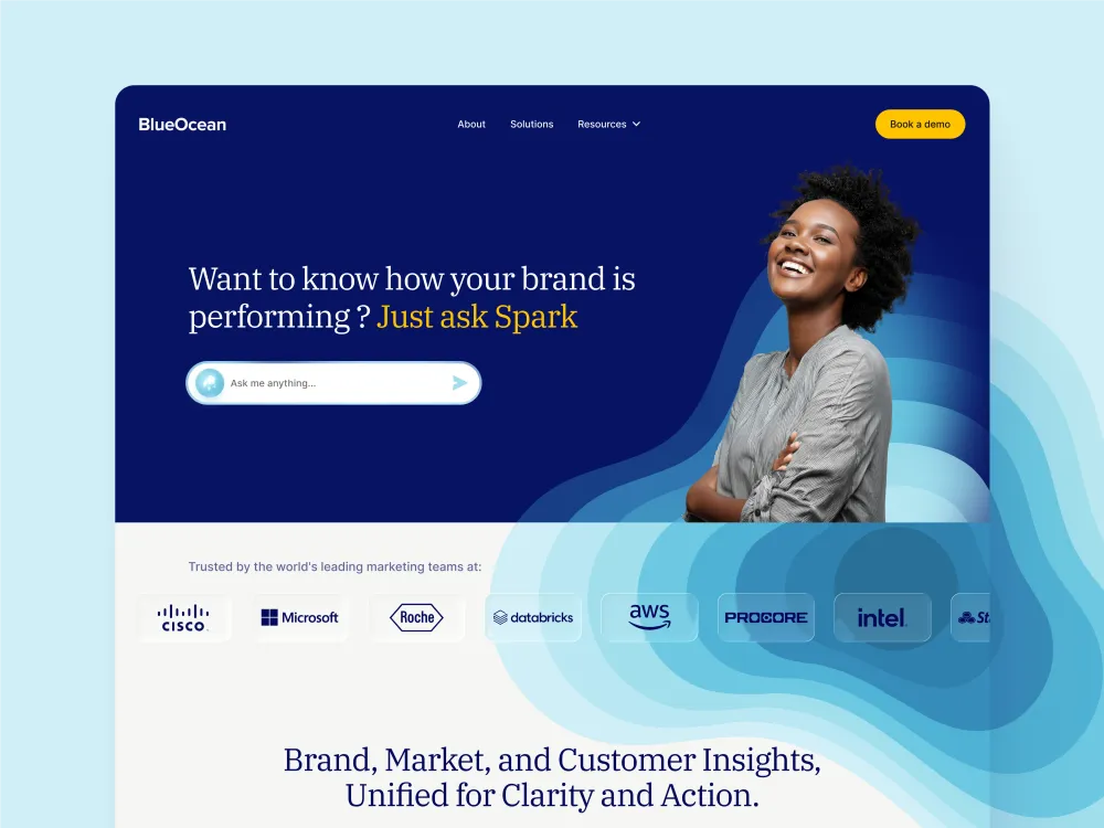 BlueOcean Website Built with Framer