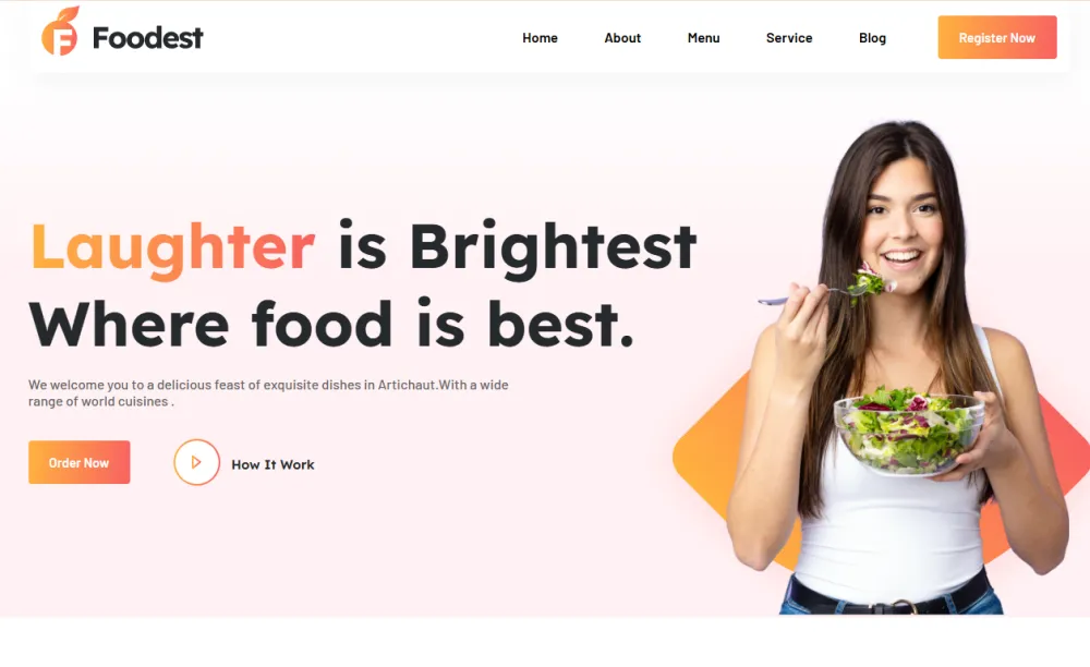 Foodest – Restaurant & Recipe Website