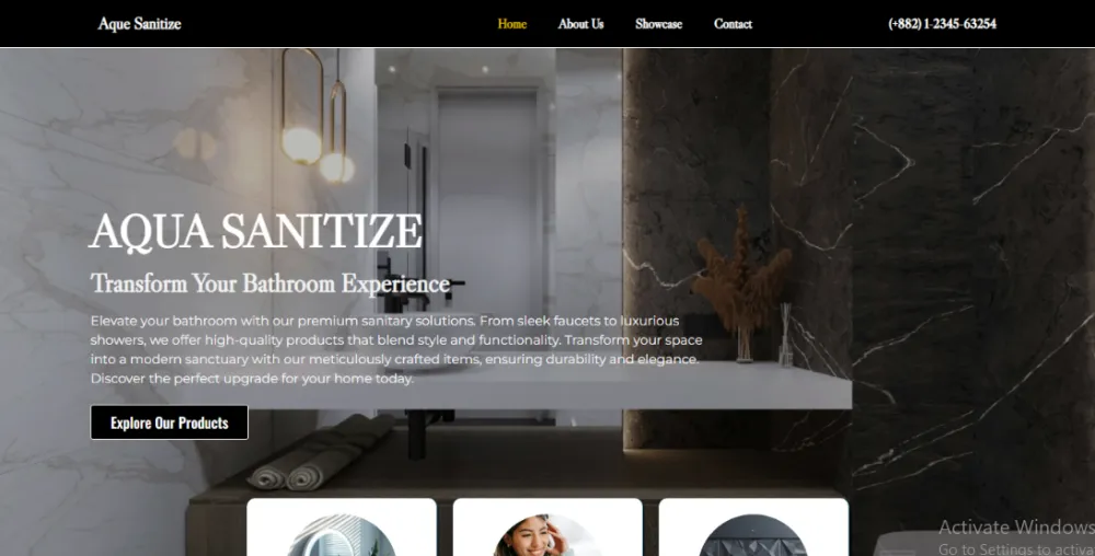 Business Website (Sanitary) 