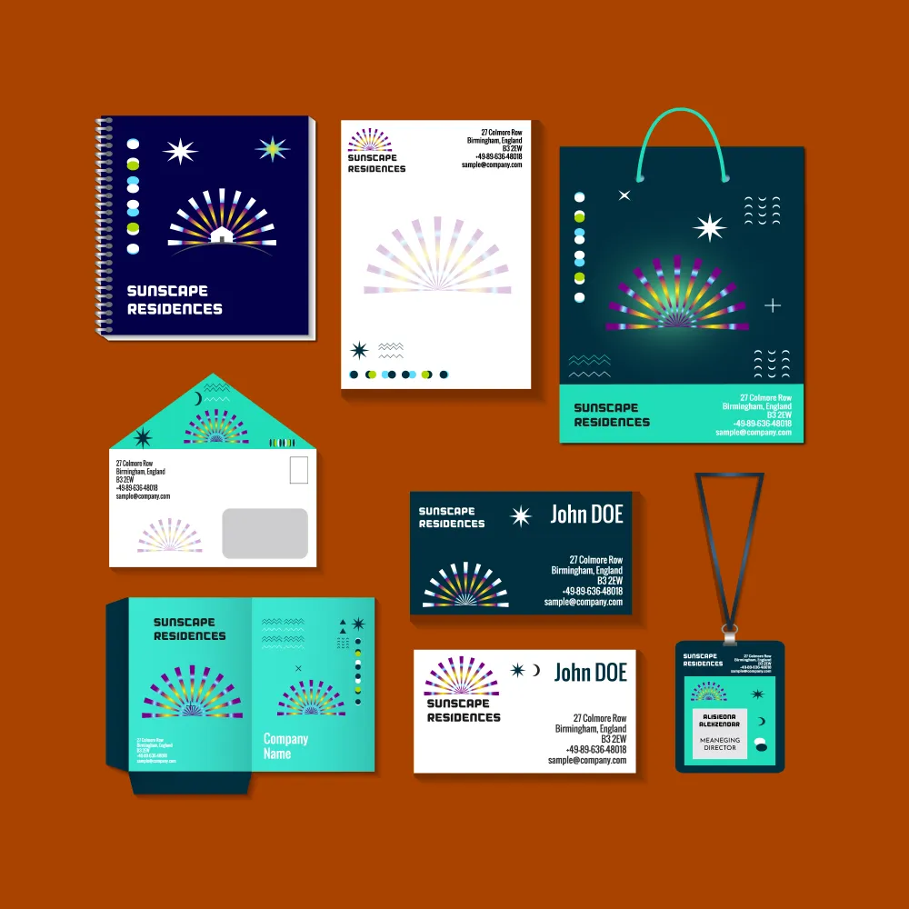 Sunscape Residence Branding Corporate Identity Design