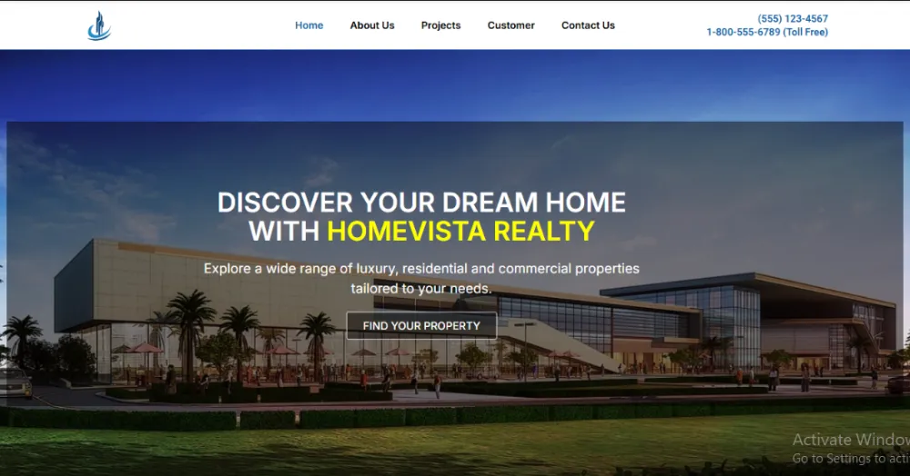 Real Estate Website