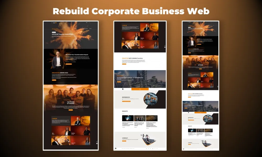 build wp web with modern website design for your business