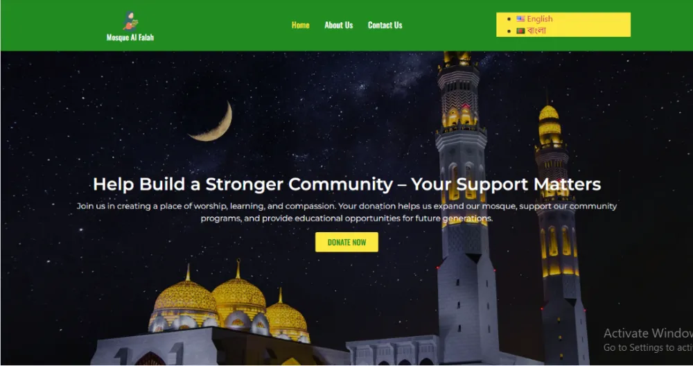 Donation Website (Non Profit Organization/ Charity Organization)